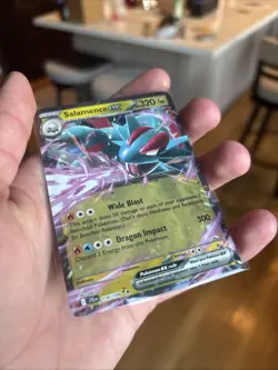 Pokemon TCG Salamence EX Holo Card 114/159SV09: Journey Together - Image 3