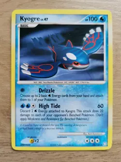 Pokemon Legends Awakened Rare Kyogre Card 32/146 NM Condition - Image 1