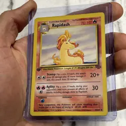 Pokemon Card 1999 Jungle Set Rapidash 44/64 1st Edition LP Vintage Card Uncommon - Image 2