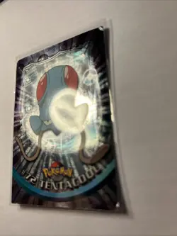 1999 Topps Trading Card Pokemon #72 Tentacool Holo Foil Rare LP - Image 5