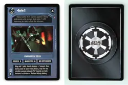 Scythe 3 Star Wars Death Star II Limited 2000 DS Uncommon CCG Card - Image 1