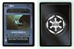 Saber 3 Star Wars Death Star II Limited 2000 DS Uncommon CCG Card - Image 1