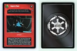 Emperor's Power Star Wars Death Star II Limited 2000 DS Uncommon CCG Card - Image 1