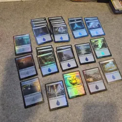 Lot of 175 Assorted Foil Basic Land Cards MTG Magic - Image 4