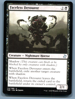 MTG Faceless Devourer Time Spiral: Remastered #115 TSR Uncommon - Image 1