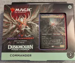 MTG Duskmourn - Endless Punishment Commander Deck | Precon | Magic - SEALED - Image 1