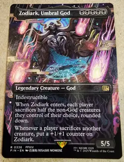 Zodiark, Umbral God - #336 Regular - (Borderless) Final Fantasy - Mtg - Image 1