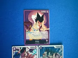 Foxy One Piece TCG 3-card lot OP07 Leader/Rare+OP10 Uncommon - ships PWE - Image 3