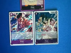Foxy One Piece TCG 3-card lot OP07 Leader/Rare+OP10 Uncommon - ships PWE - Image 4