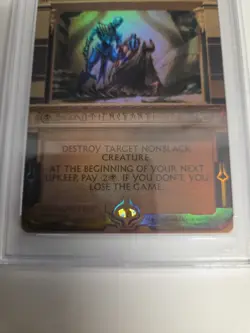 MAGIC The Gathering MTG "AMONKHET INVOCATIONS" SLAUGHTER PACT #44 FOIL PSA 8 Nm - Image 4