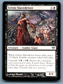 MTG Grixis Slavedriver Conflux #46 CON Uncommon - Image 1