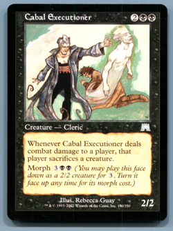 MTG Cabal Executioner Onslaught #130 ONS Uncommon - Image 1