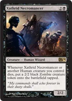 Xathrid Necromancer -Foil Medium Play MTG Magic 2014 Core Set - Image 1
