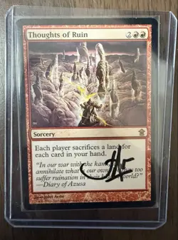 MTG Artist Proof AP John Avon / Thoughts of Ruin English - Image 2