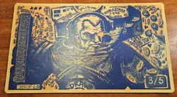 MTG Brand NEW Foil Goldsabertooth Playmat Marneus Calgar SERIALIZED 6/25!!! - Image 1
