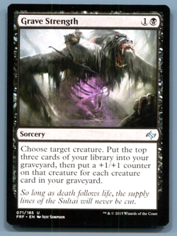 MTG Grave Strength Fate Reforged #71 FRF Uncommon - Image 1