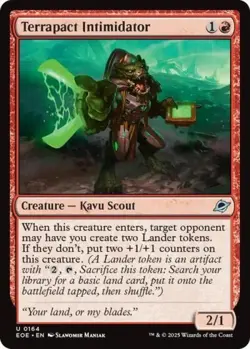 Terrapact Intimidator -Foil Near Mint MTG Edge of Eternities - Image 1
