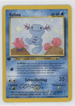 Wooper 1st Ed. Pokemon Neo Discovery #71 2001 15fy - Image 1
