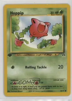 Hoppip 1st Ed. Pokemon Neo Discovery #55 2001 15fy - Image 1