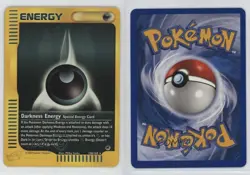 Darkness Energy Pokemon e-Card Series Expedition #158 2002 15fy - Image 3