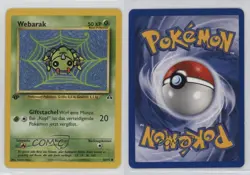 Spinarak German 1st Ed. Pokemon Neo Discovery #64 2001 15fy - Image 3