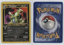 Tyranitar Pokemon Neo Discovery #31 2001 15fy - Image 3