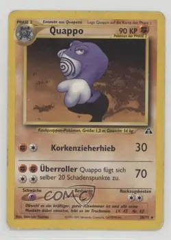Poliwrath German Pokemon Neo Discovery #28 2001 15fy - Image 1