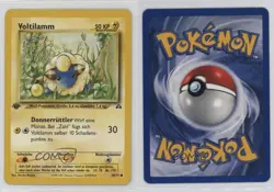 Mareep German 1st Ed. Pokemon Neo Discovery #58 2001 15fy - Image 3