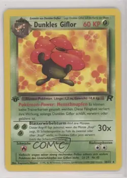 Dark Vileplume German 1st Ed. Pokemon Team Rocket #30 2000 15fy - Image 1