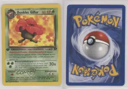 Dark Vileplume German 1st Ed. Pokemon Team Rocket #30 2000 15fy - Image 3