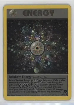 Rainbow Energy Holo Pokemon Team Rocket #17 2000 15fy - Image 1