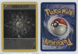 Rainbow Energy Holo Pokemon Team Rocket #17 2000 15fy - Image 3