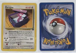 Porygon German Pokemon Team Rocket #48 2000 15fy - Image 3
