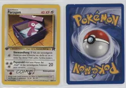 Porygon German 1st Ed. Pokemon Team Rocket #48 2000 15fy - Image 3