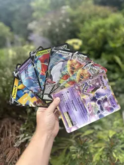 Pokemon Cards Jumbo Bundle Of 9 in Great Condition Including Mewtwo Rare - Image 1