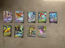 Pokemon Cards Jumbo Bundle Of 9 in Great Condition Including Mewtwo Rare - Image 3
