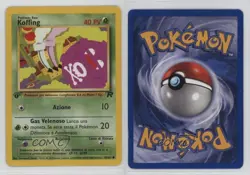 Koffing Italian 1st Ed. Pokemon Team Rocket #58 2000 15fy - Image 3