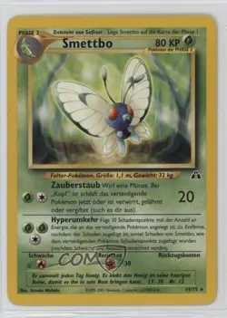Butterfree German Pokemon Neo Discovery #19 2001 15fy - Image 1