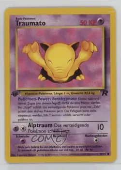 Drowzee German 1st Ed. Pokemon Team Rocket #54 2000 15fy - Image 1
