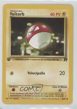 Voltorb Italian 1st Ed. Pokemon Team Rocket #69 2000 15fy - Image 1
