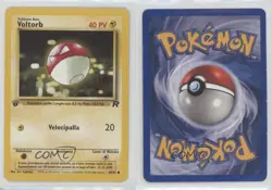 Voltorb Italian 1st Ed. Pokemon Team Rocket #69 2000 15fy - Image 3