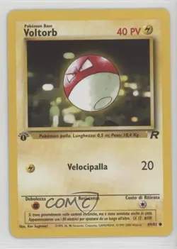 Voltorb Italian 1st Ed. Pokemon Team Rocket #69 2000 15fy - Image 1