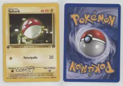 Voltorb Italian 1st Ed. Pokemon Team Rocket #69 2000 15fy - Image 3