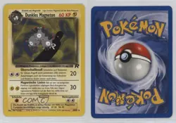 Dark Magneton German Pokemon Team Rocket #28 2000 15fy - Image 3