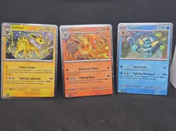 Flareon Vaporeon Jolteon SVP167, 168, 169 Prismatic Evolutions Promo Pokemon - Image 1