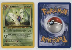 Butterfree 1st Ed. Pokemon Neo Discovery #19 2001 15fy - Image 3