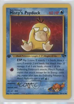 Misty's Psyduck 1st Ed. Pokemon Gym Challenge #90 2000 15fy - Image 1