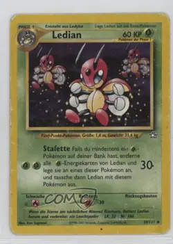 Ledian German Pokemon Neo Genesis #39 2000 15fy - Image 1