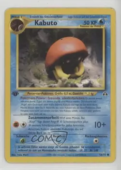 Kabuto German 1st Ed. Pokemon Neo Discovery #56 2001 15fy - Image 1
