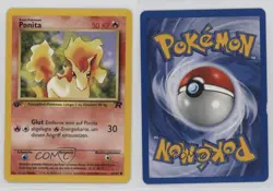 Ponyta German 1st Ed. Pokemon Team Rocket #64 2000 15fy - Image 3